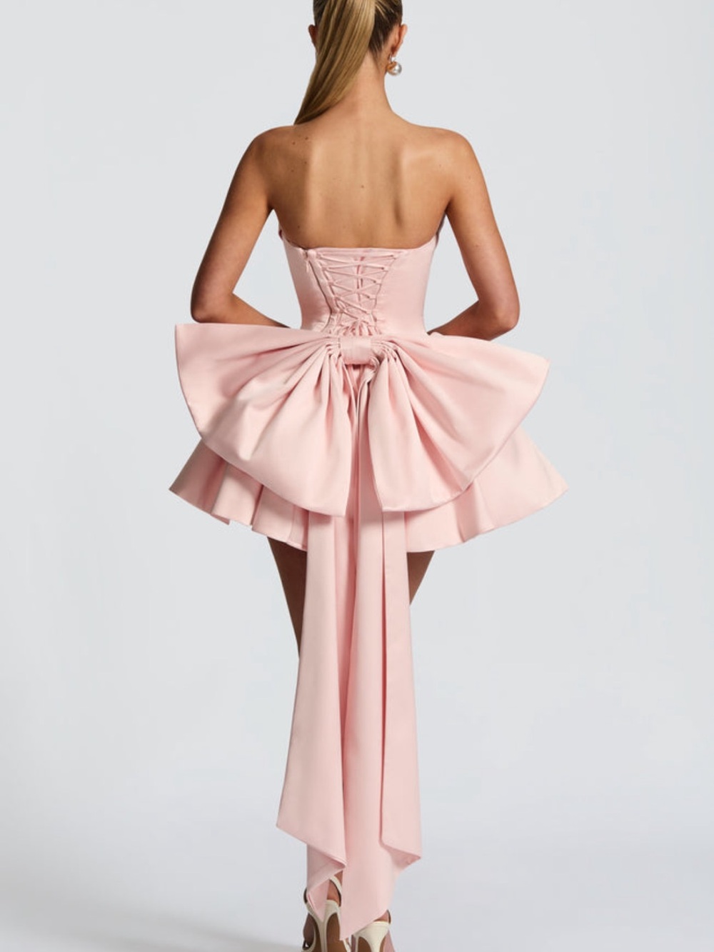 BABYBOO TRINITY MINI DRESS - BLUSH - Picture 2 of 3